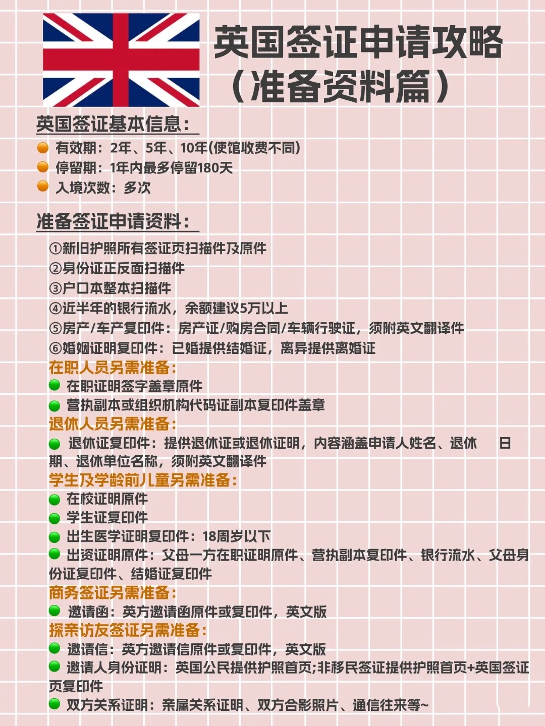 去英国签证需要什么条件