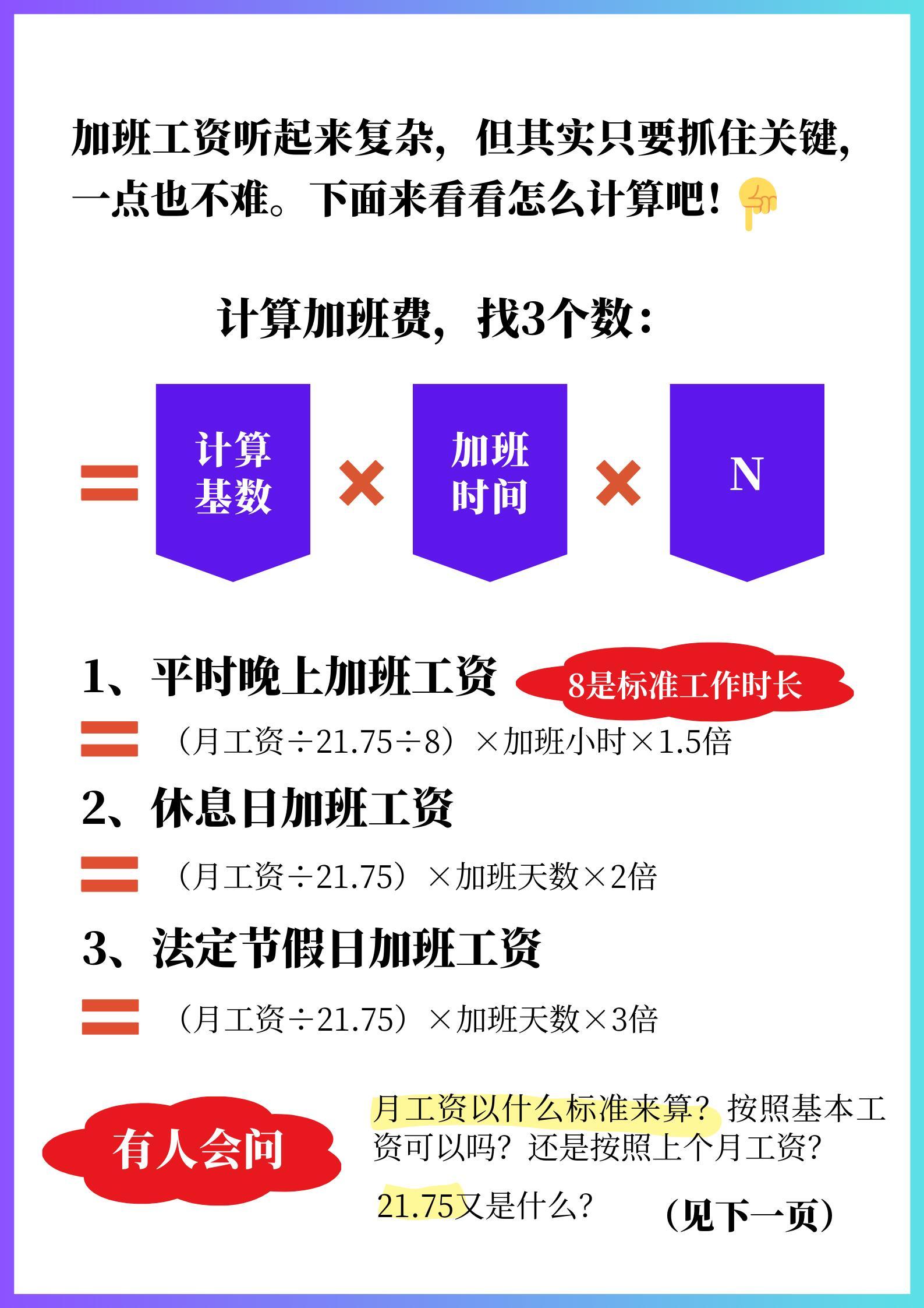 计时工资加班费按多少来计算 加班计时工资怎么算