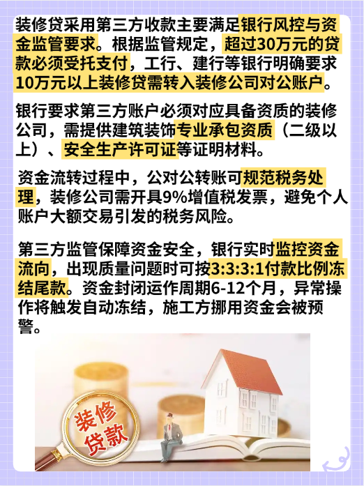 装修贷第三方收款原因解析