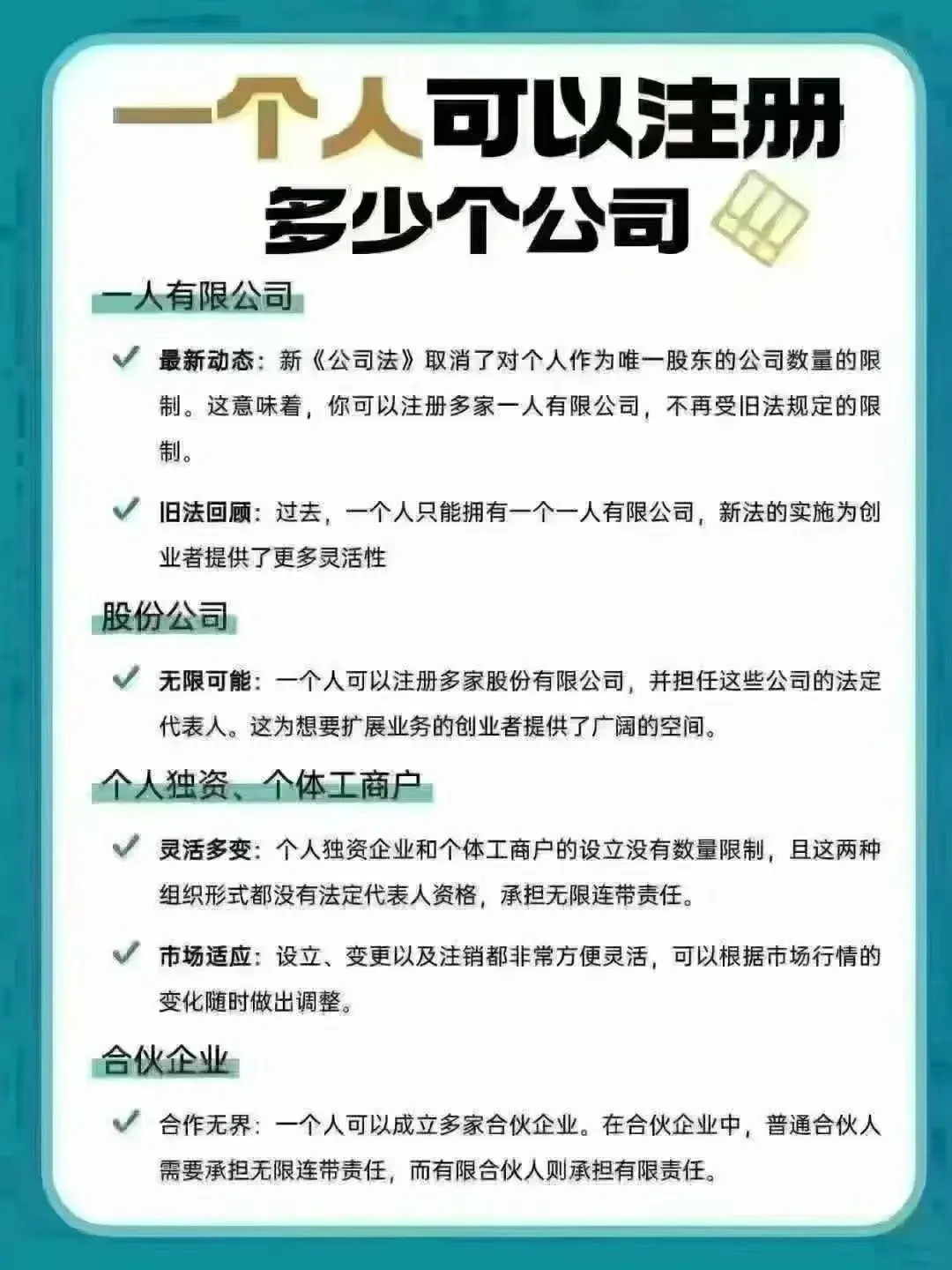 注册公司需要那些人员