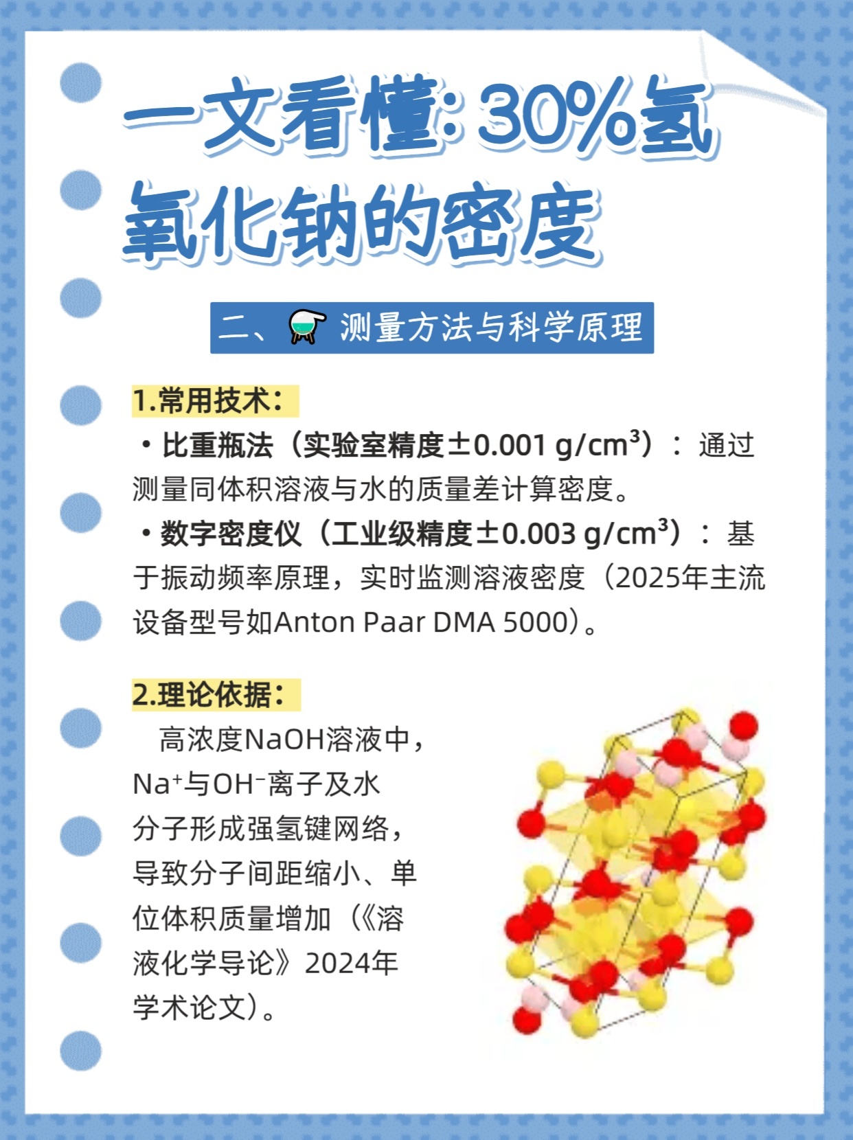 一文看懂: 30%氢氧化钠的密度