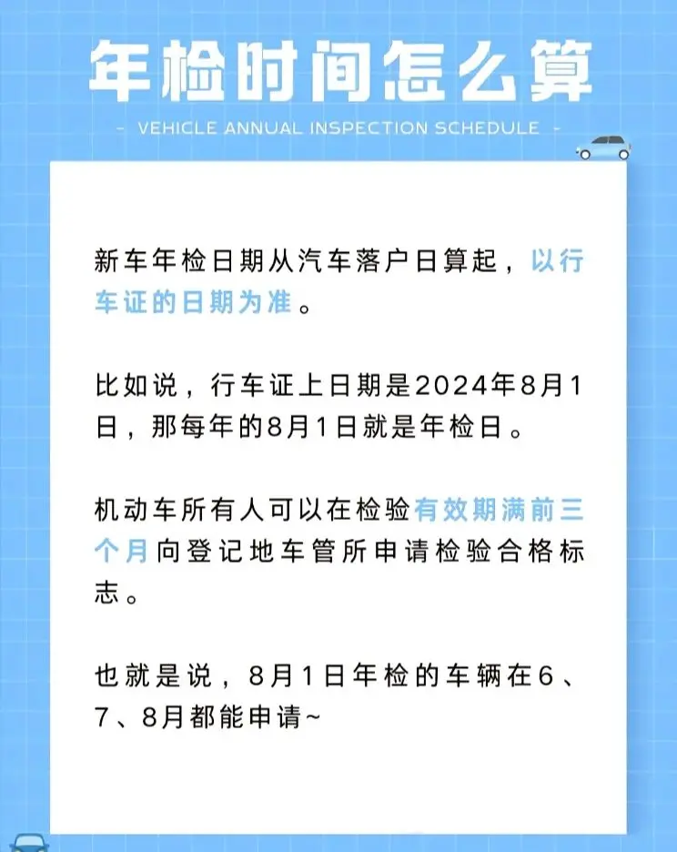车辆注册时间是年检时间吗 车辆注册时间是年检时间吗