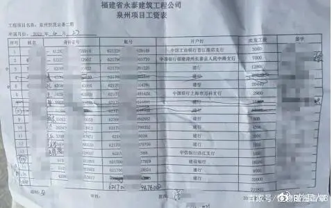 泉州永泰建筑公司拖欠农民工工资被仲裁后也无动于衷