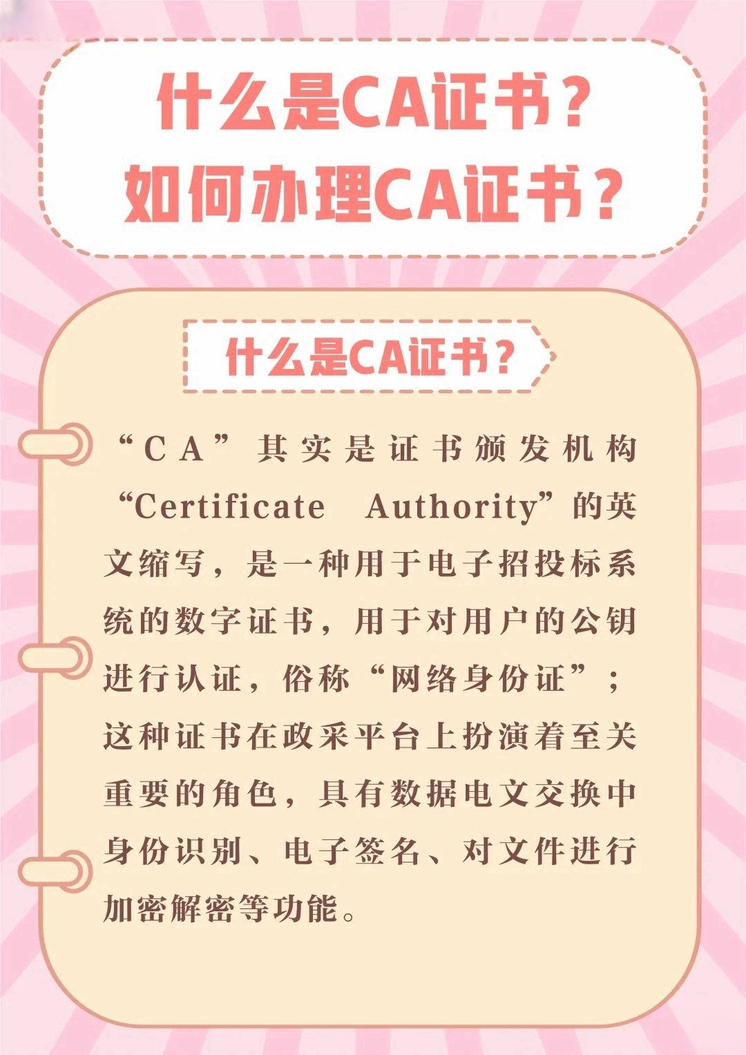 购买ca需要什么材料