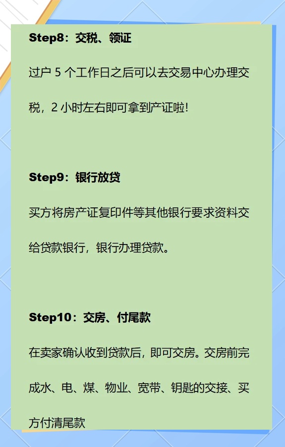 二手房贷款流程：从选房到交房的关键步骤介绍