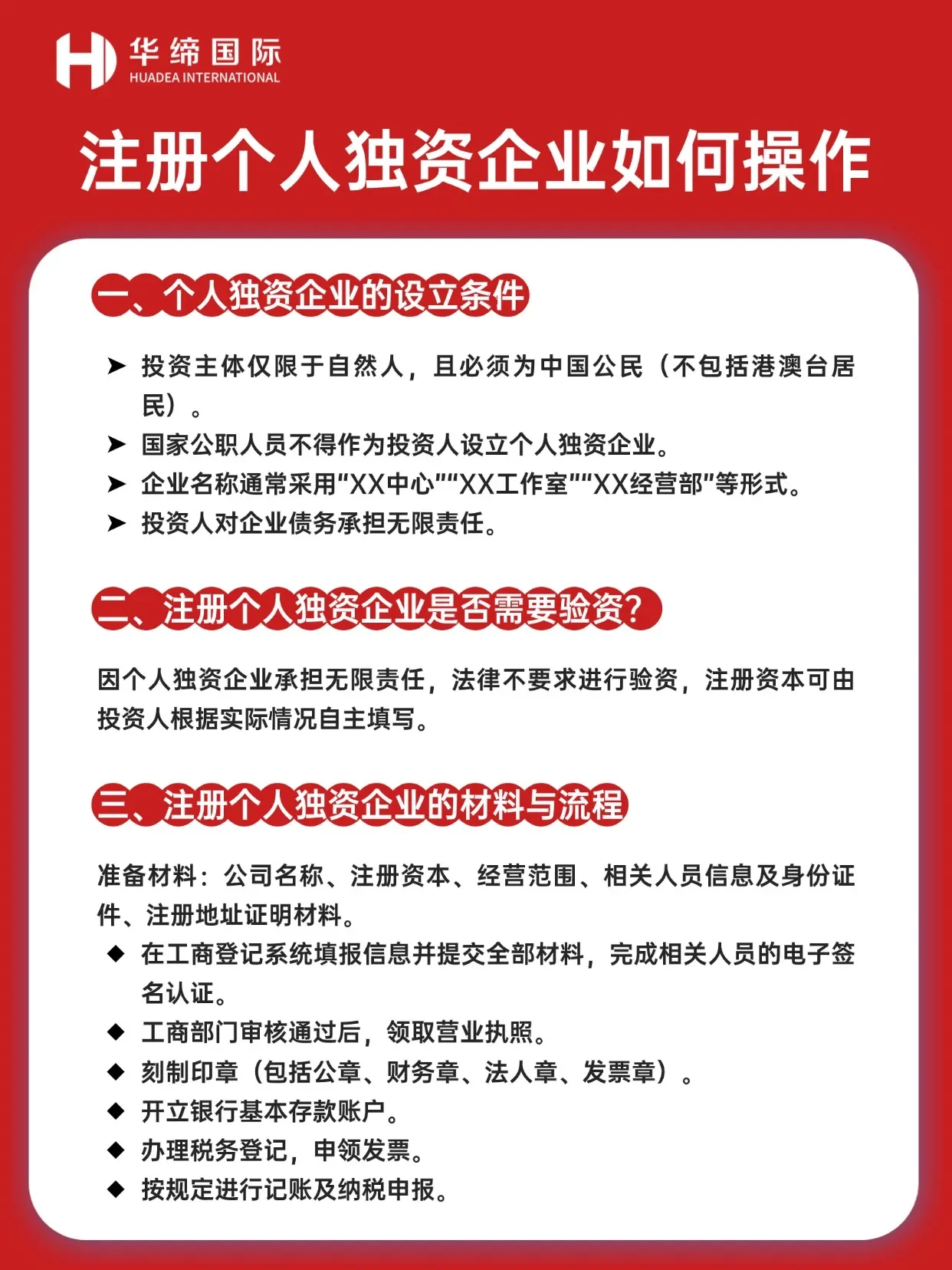 一个人注册公司需要什么材料和手续