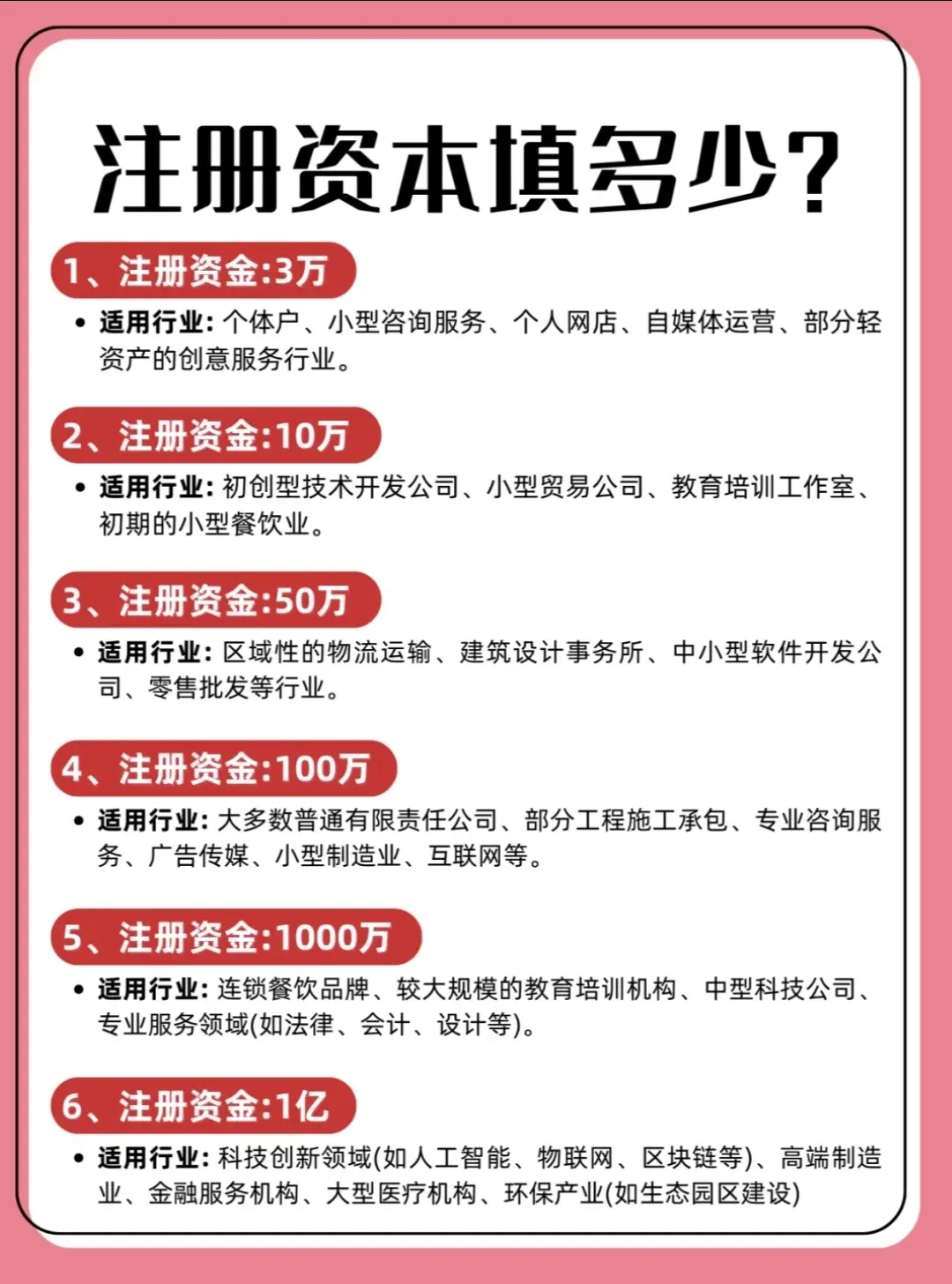 注册公司的资本多少合适