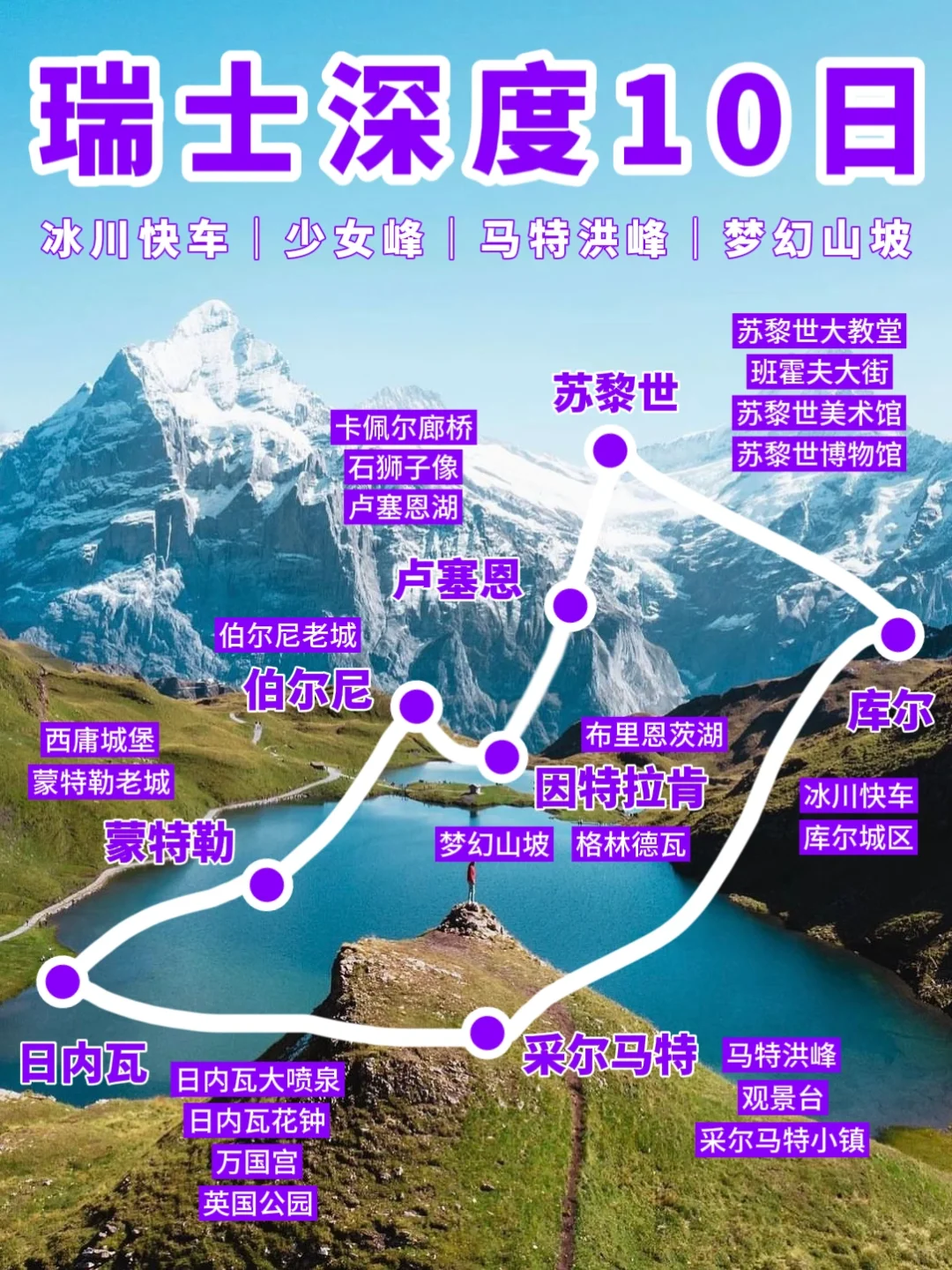 必来小众旅行地-瑞士丨瑞士旅游10日深度游