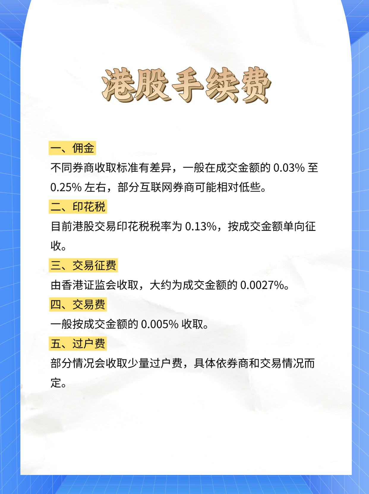 国内居民如何购买港股手续费更低