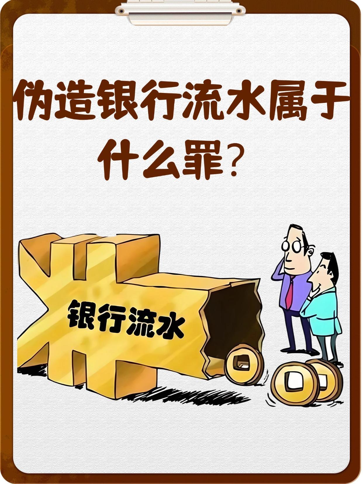 伪造银行流水属于什么罪？