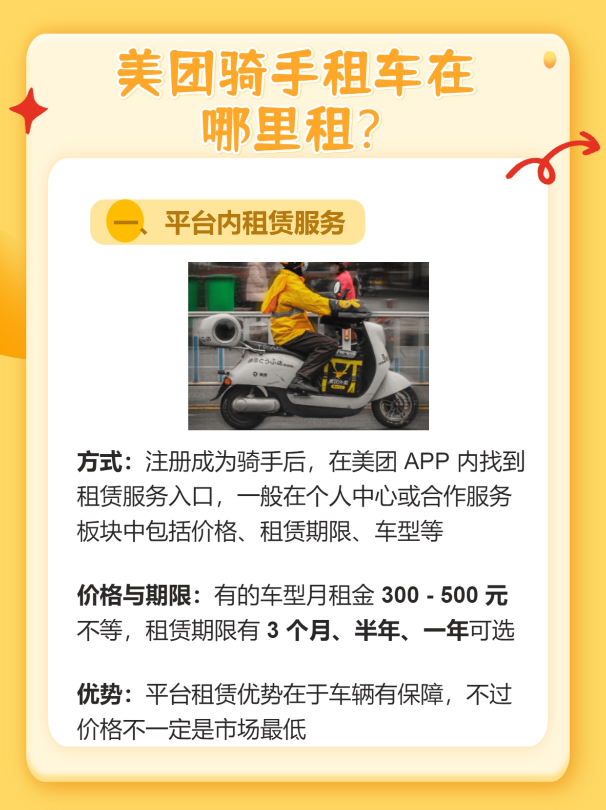注册美团骑手需要条件和费用