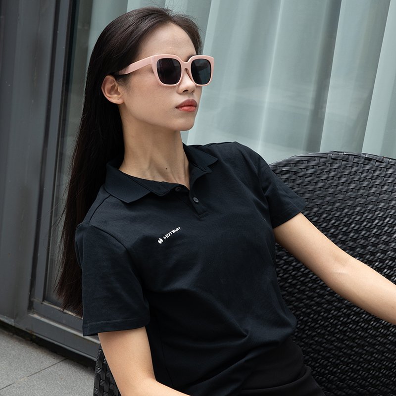 后秀女士运动polo衫