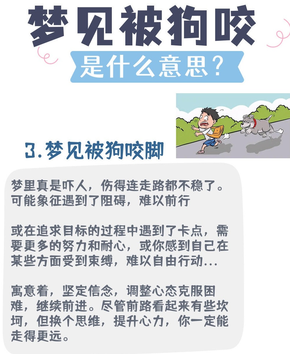 梦境解析，晚上做梦梦到被两只狗咬了两只手的意义与启示