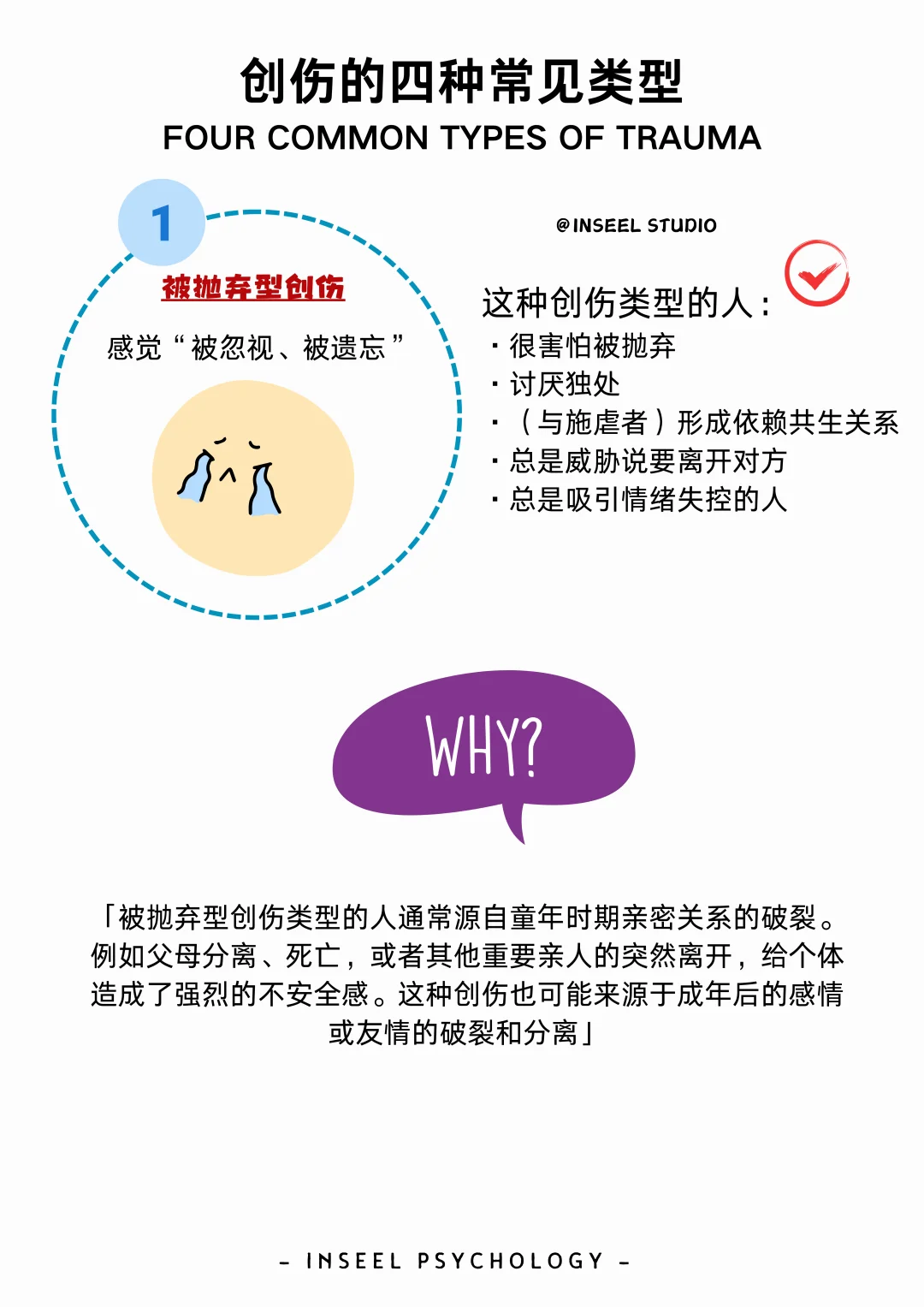 你的创伤属于哪种类型？