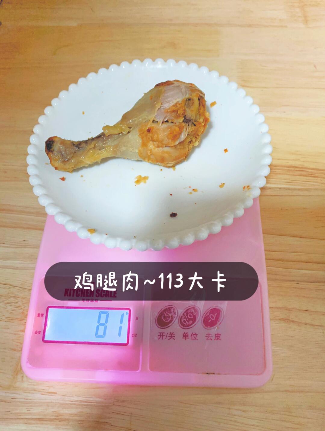 炸鸡腿热量大揭秘！
