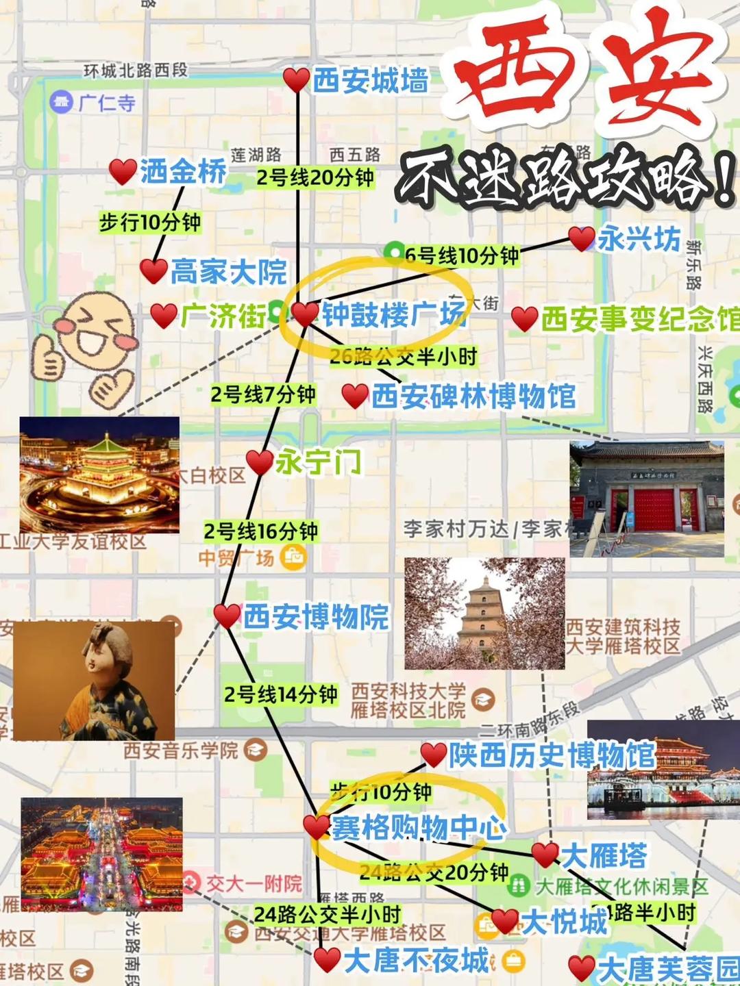 西安旅游不迷路，这份攻略请收好！