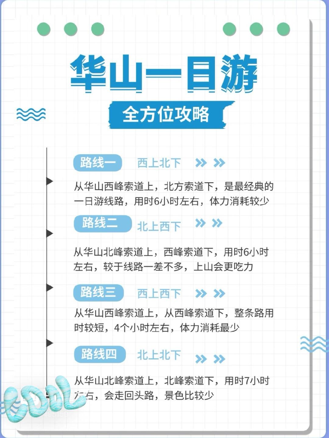 西安行必去！华山徒步全攻略