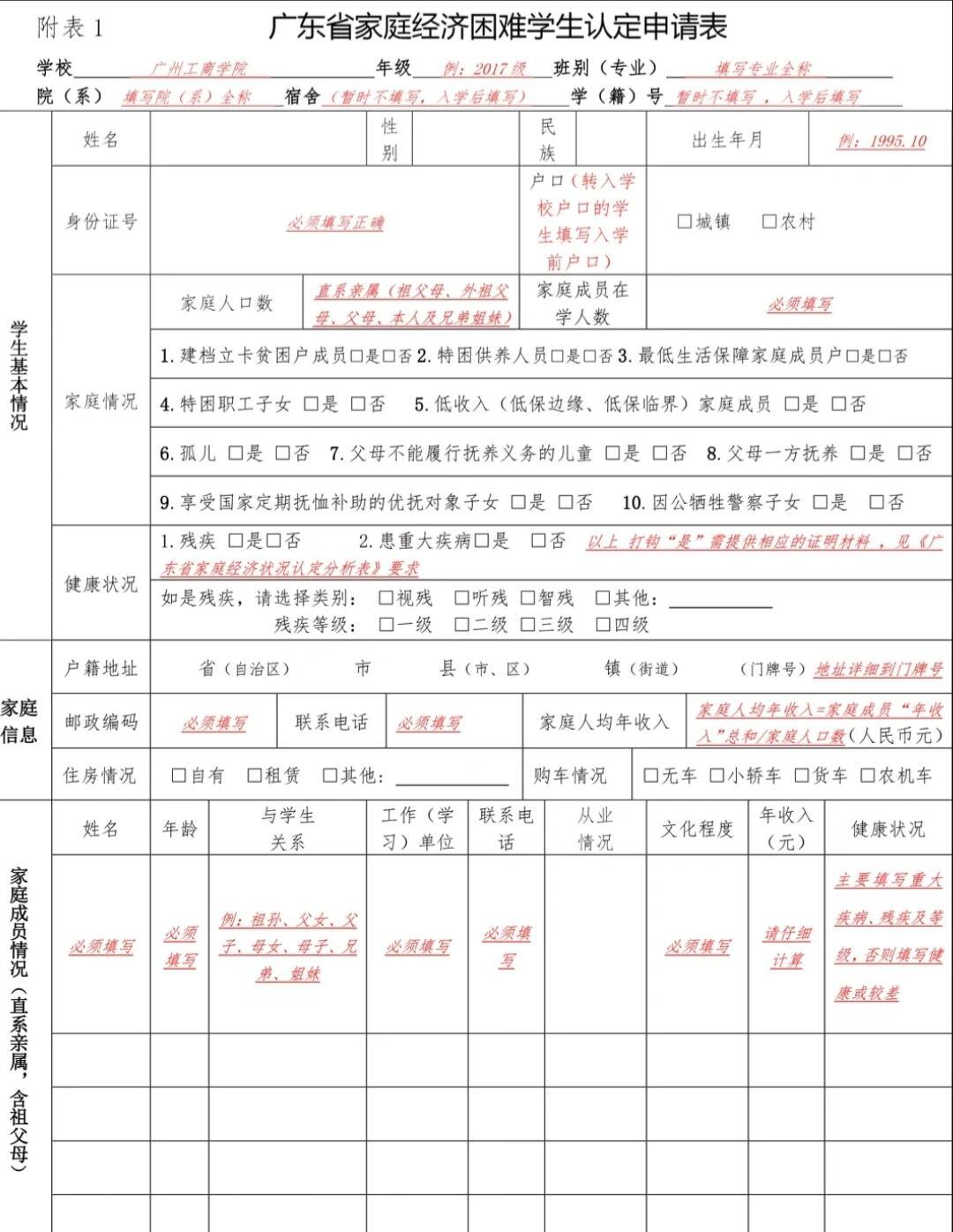 家庭年收入与助学金申请指南