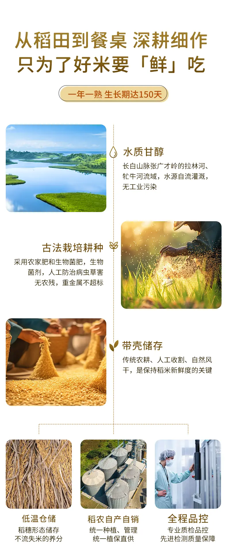 名米村，一年只收一季，米香四溢，舌尖美味，吃最新鲜的好米饭！