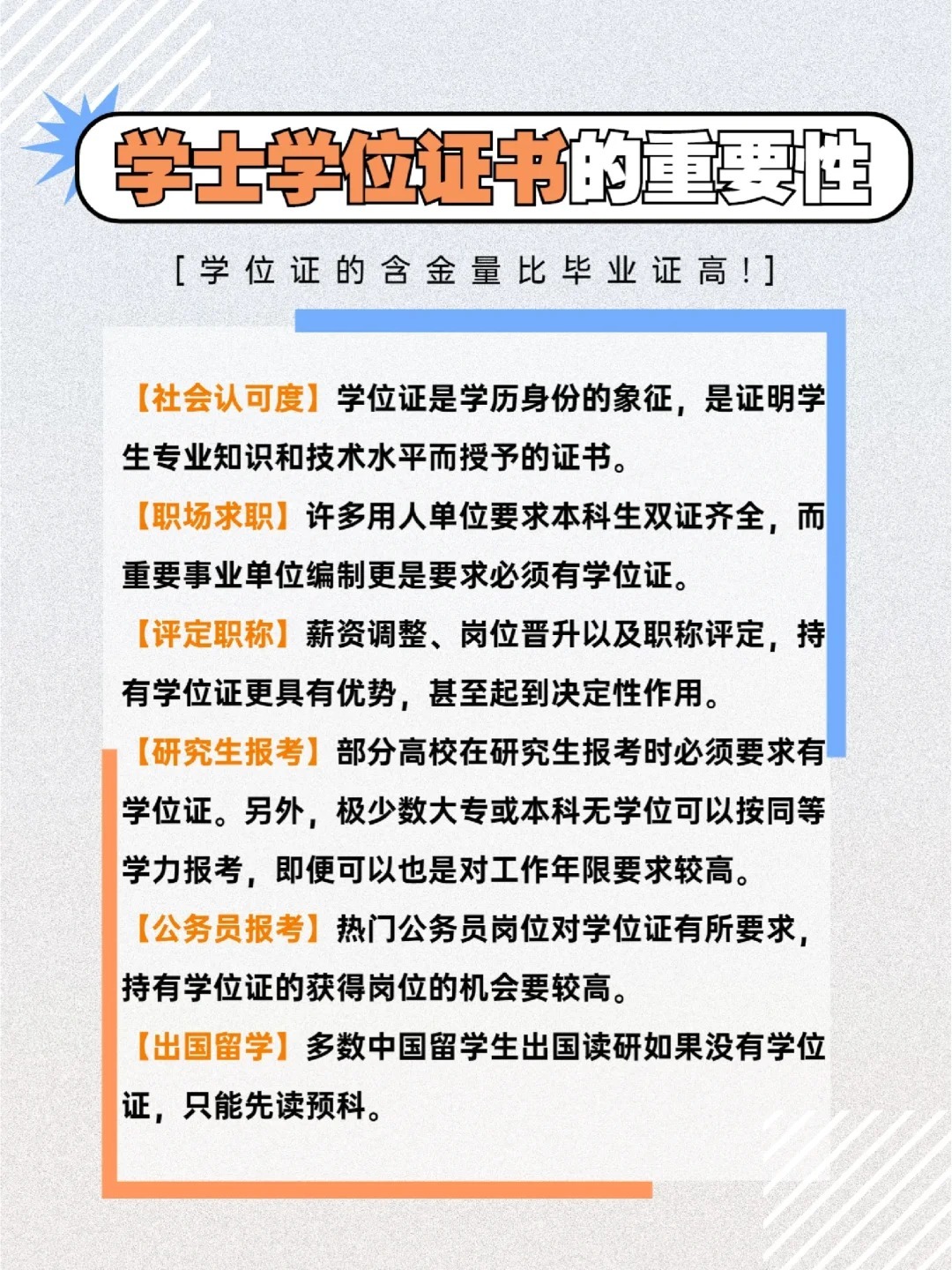 看看大学毕业可以获得什么学位?