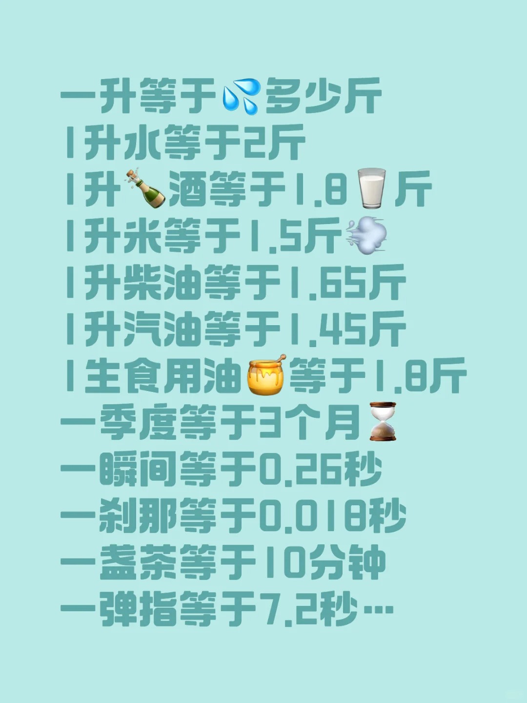 一升到底等于多少公斤