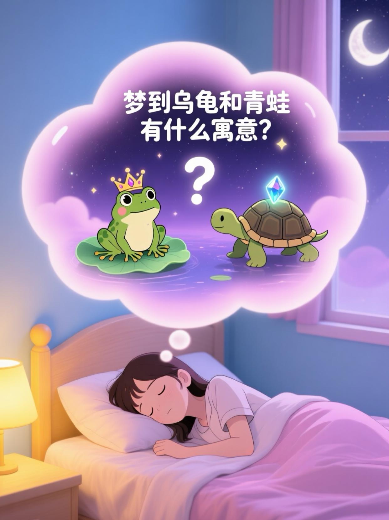梦境交织，梦见青蛙与乌龟的深层求解