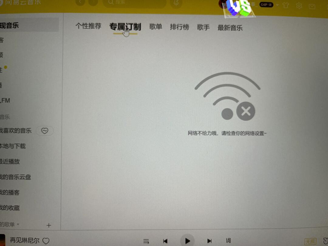 为什么音乐网络不能用