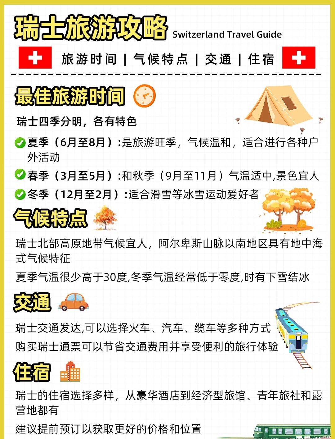 瑞士旅行：必游景点与美食指南