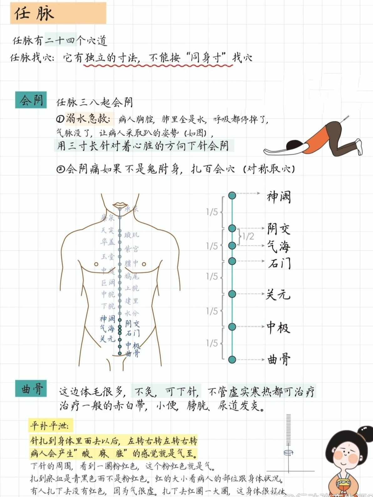 倪海厦任脉针灸穴道详解与应用小知识