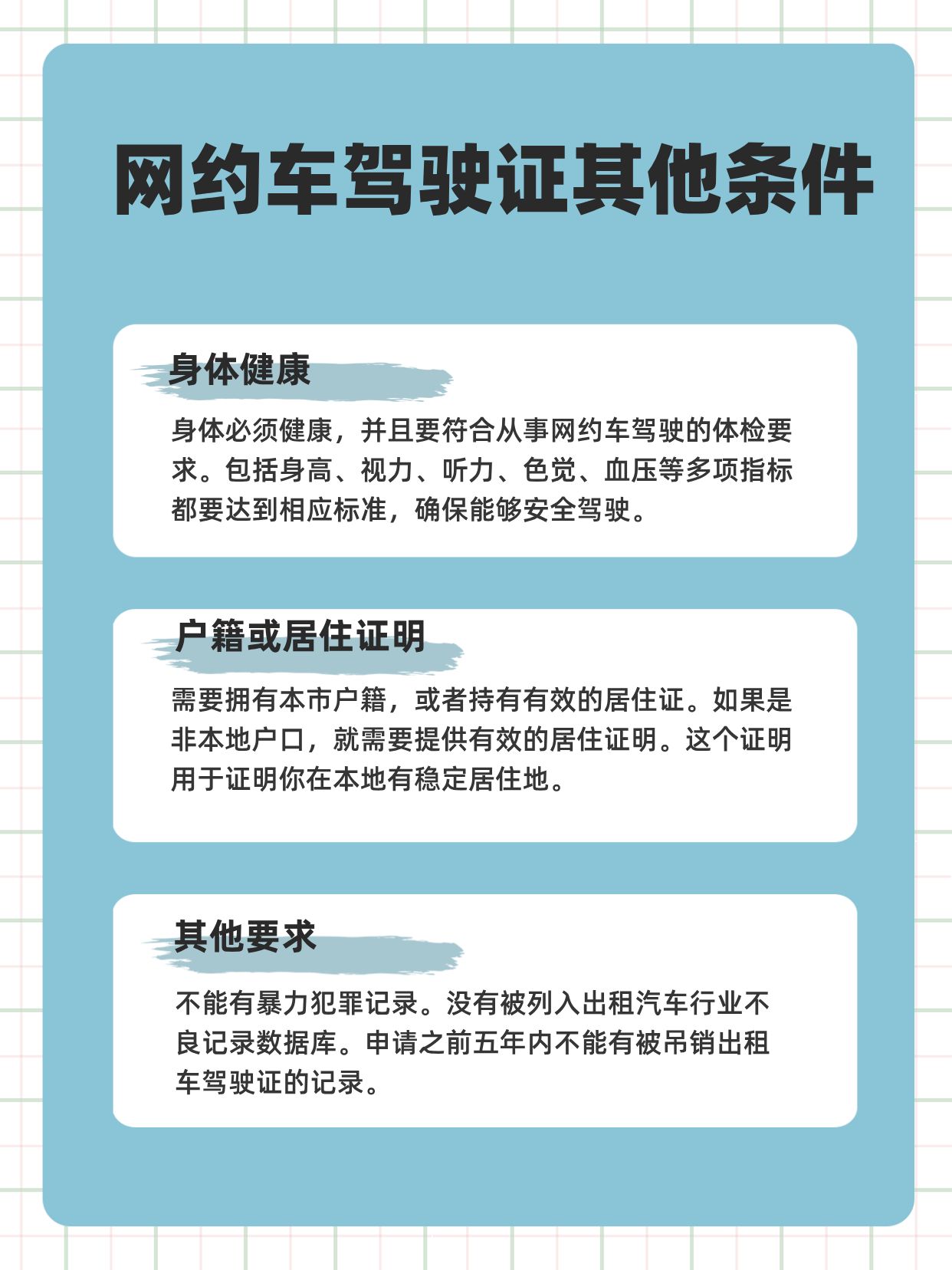 网约车注册需要什么条件和资料