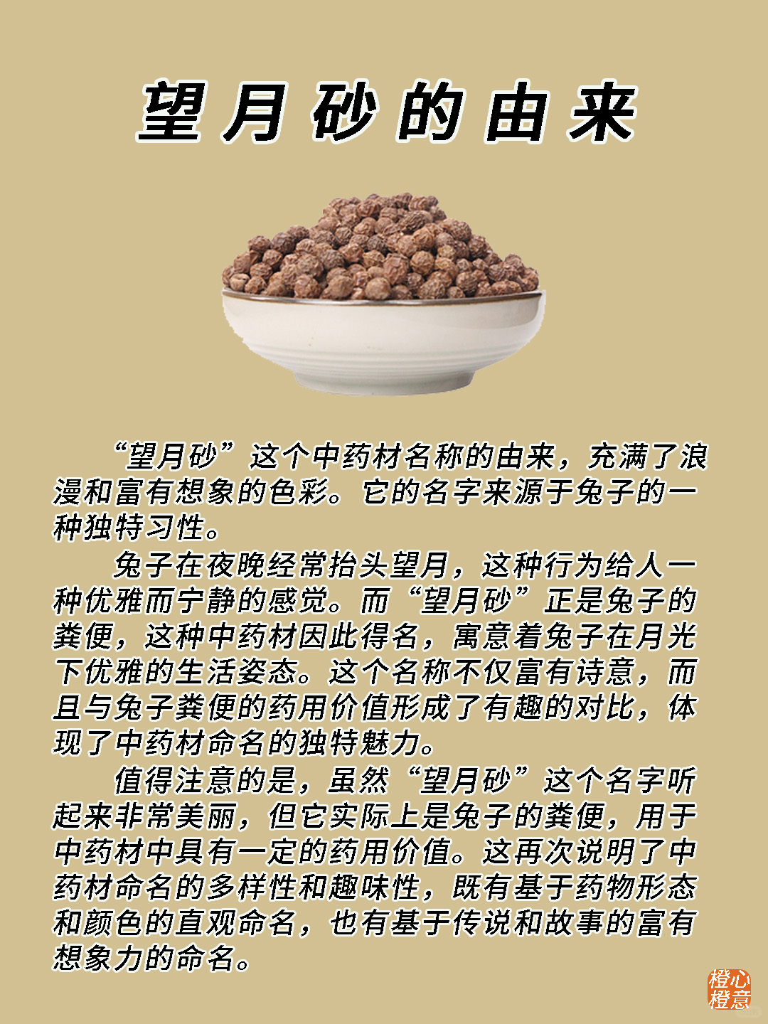 第43期每天认识一味中药材——望月砂