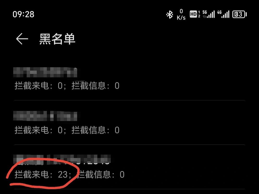 电话提醒服务是拉黑了吗