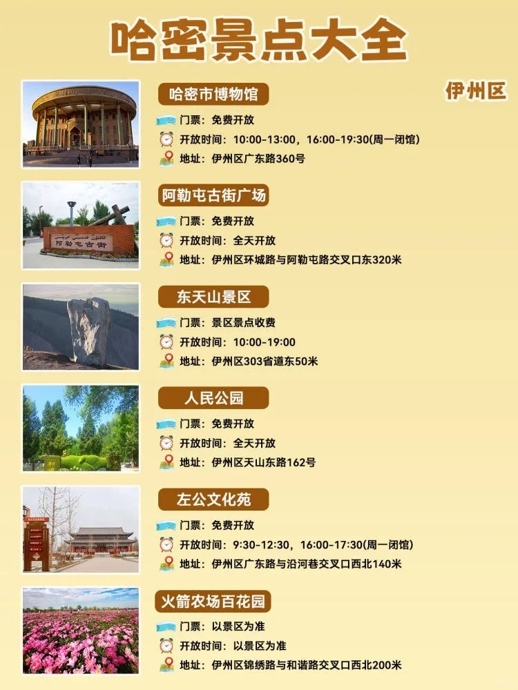 哈密旅游必去十大景点详解