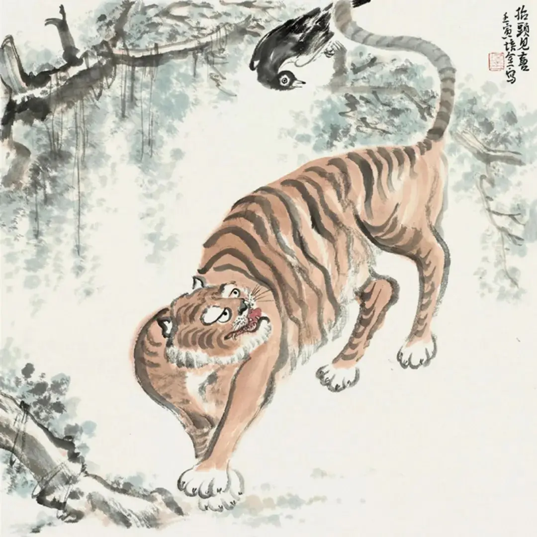 虎啸风生——肖培金2022壬寅年挂历作品欣赏【天涯艺术1308期】