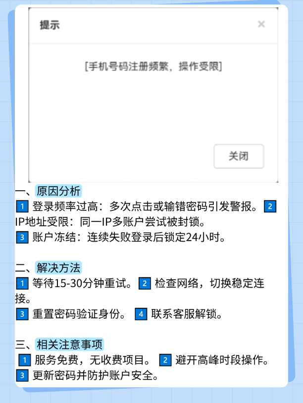 学信网手机号码注册频繁操作受限是什么意思