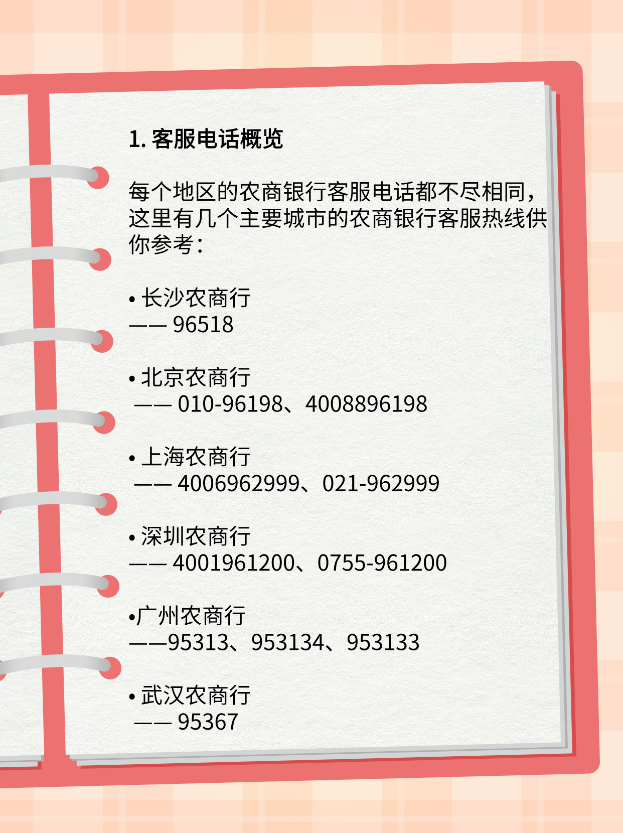 中国农商银行客服电话