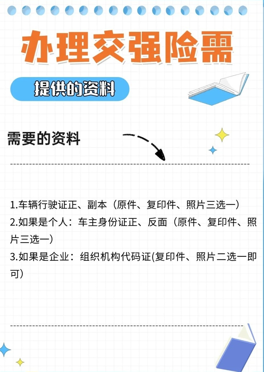 购买车辆保险需要什么证件和材料
