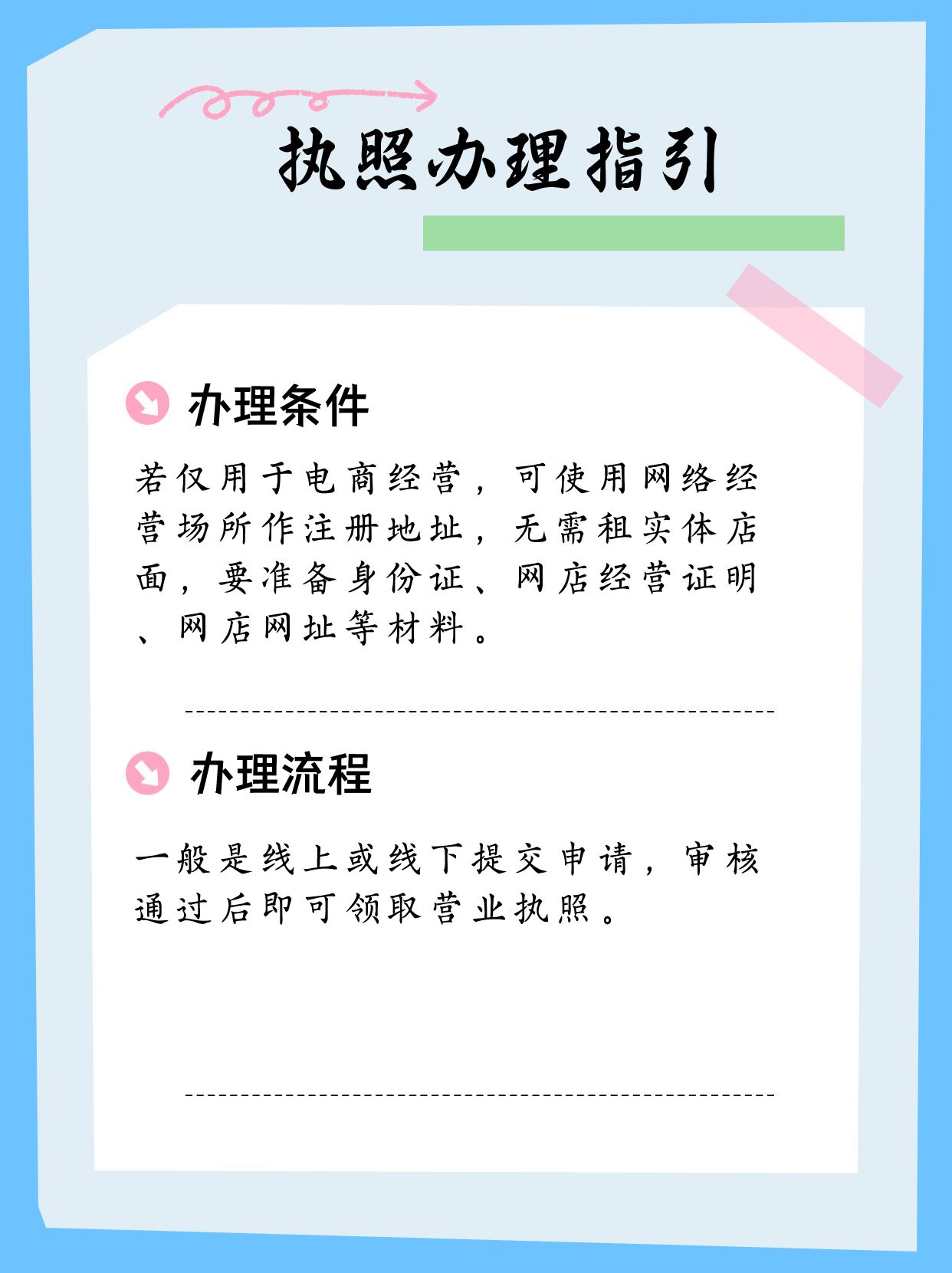 普通个体营业执照开网店解析