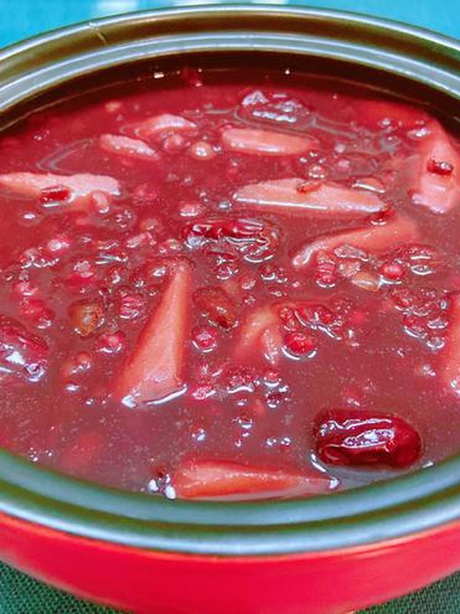 软糯香甜红豆山药粥，营养美味好滋养