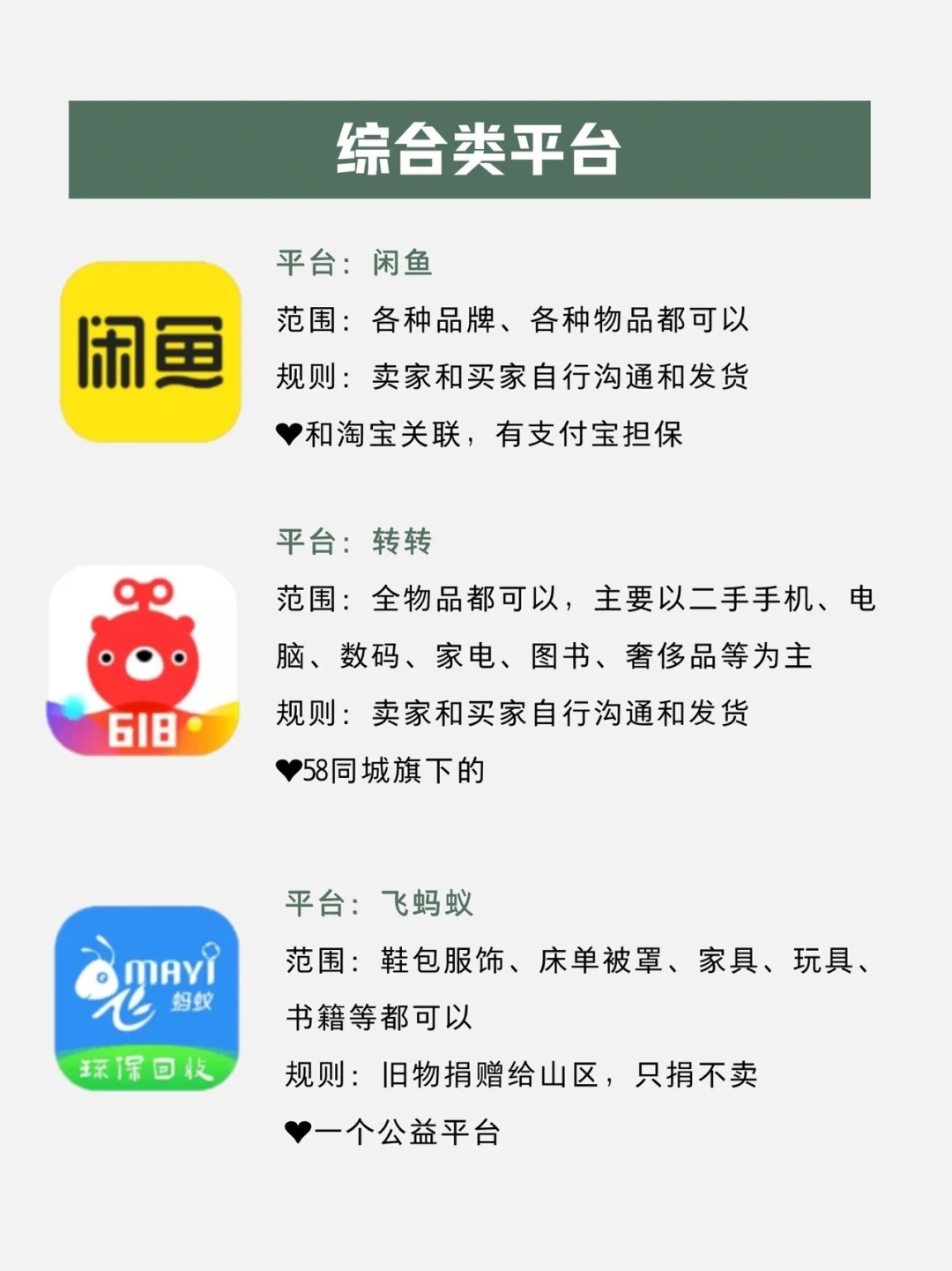 卖闲鱼号的平台有哪些呢