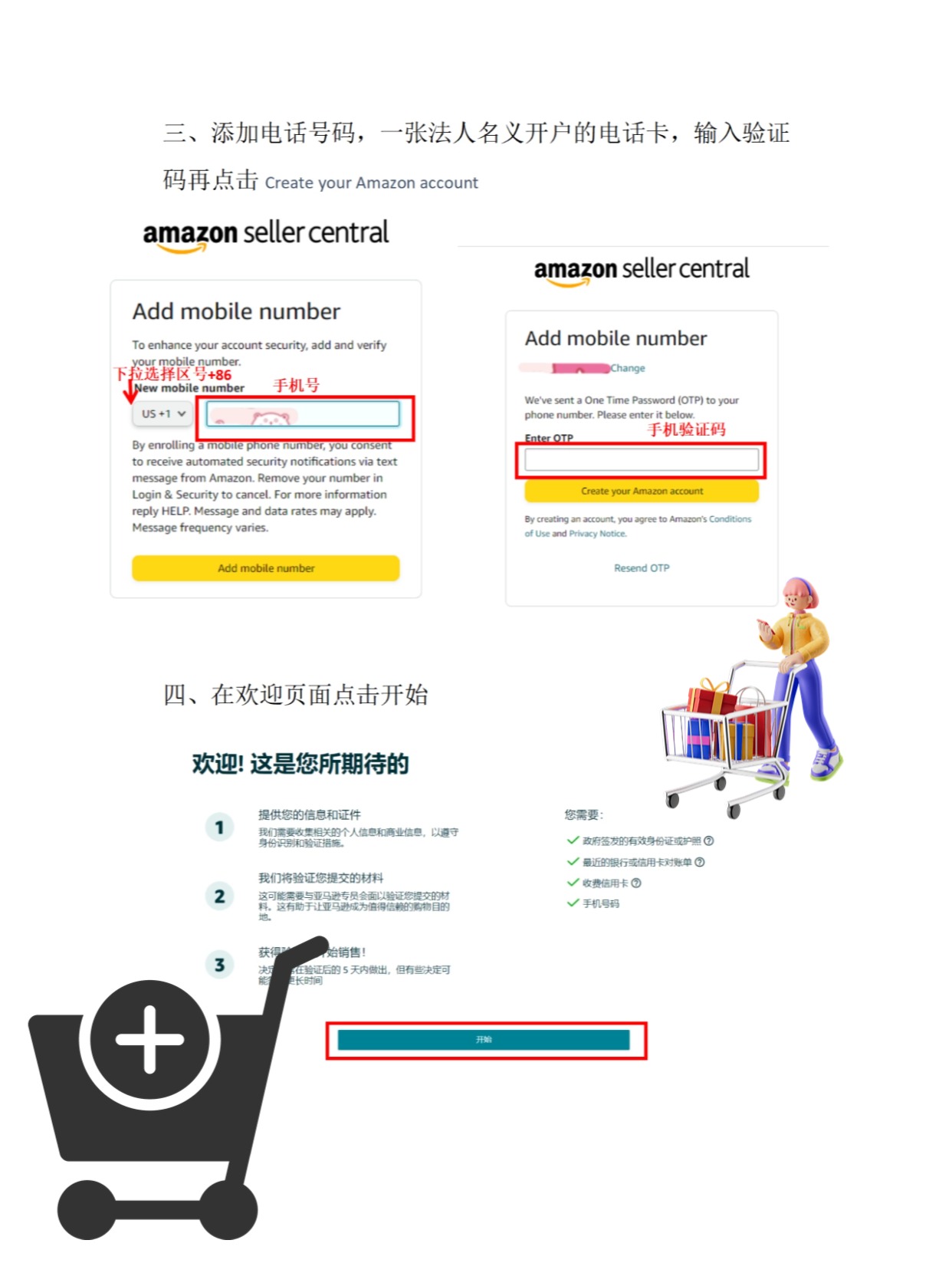 亚马逊注册所需资料是什么东西