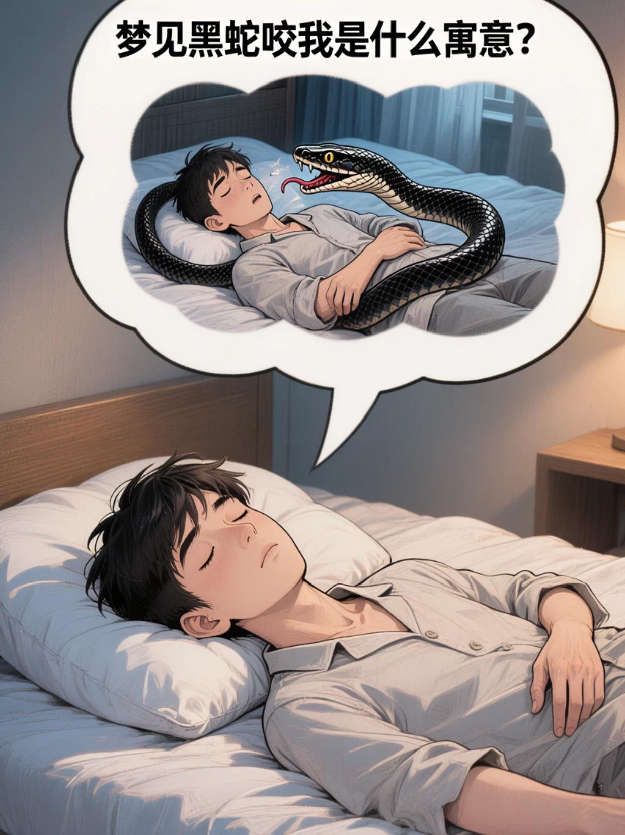 梦的解析，一盒子大黑蛇的深层含义