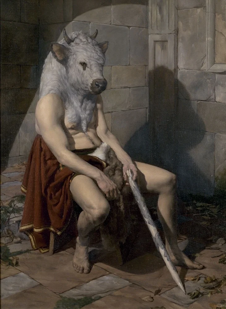 minotaur 弥诺陶洛斯 传说中弥诺陶洛斯出自克里特岛，米诺斯国王...