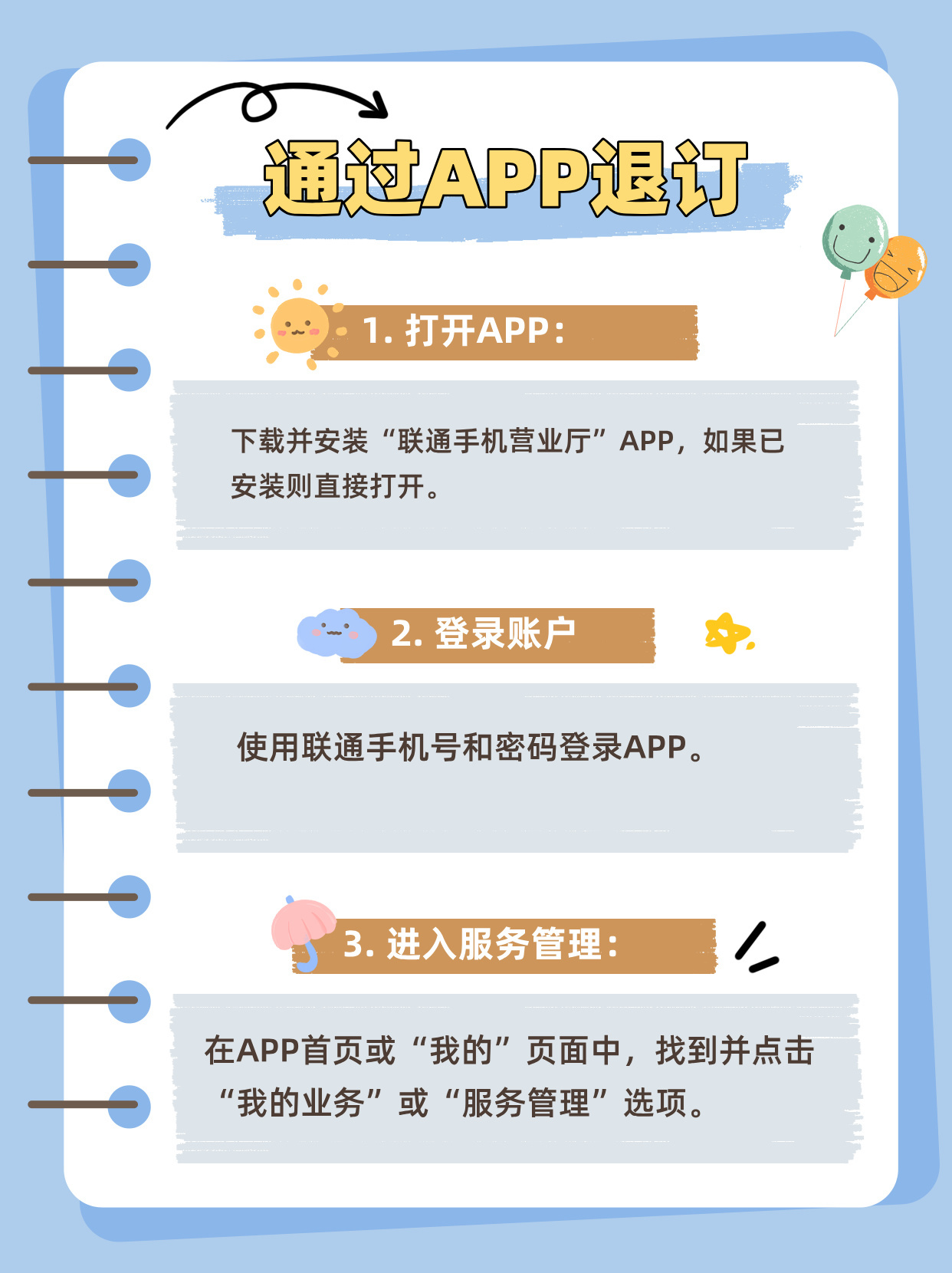 中国联通短信怎么退订套餐