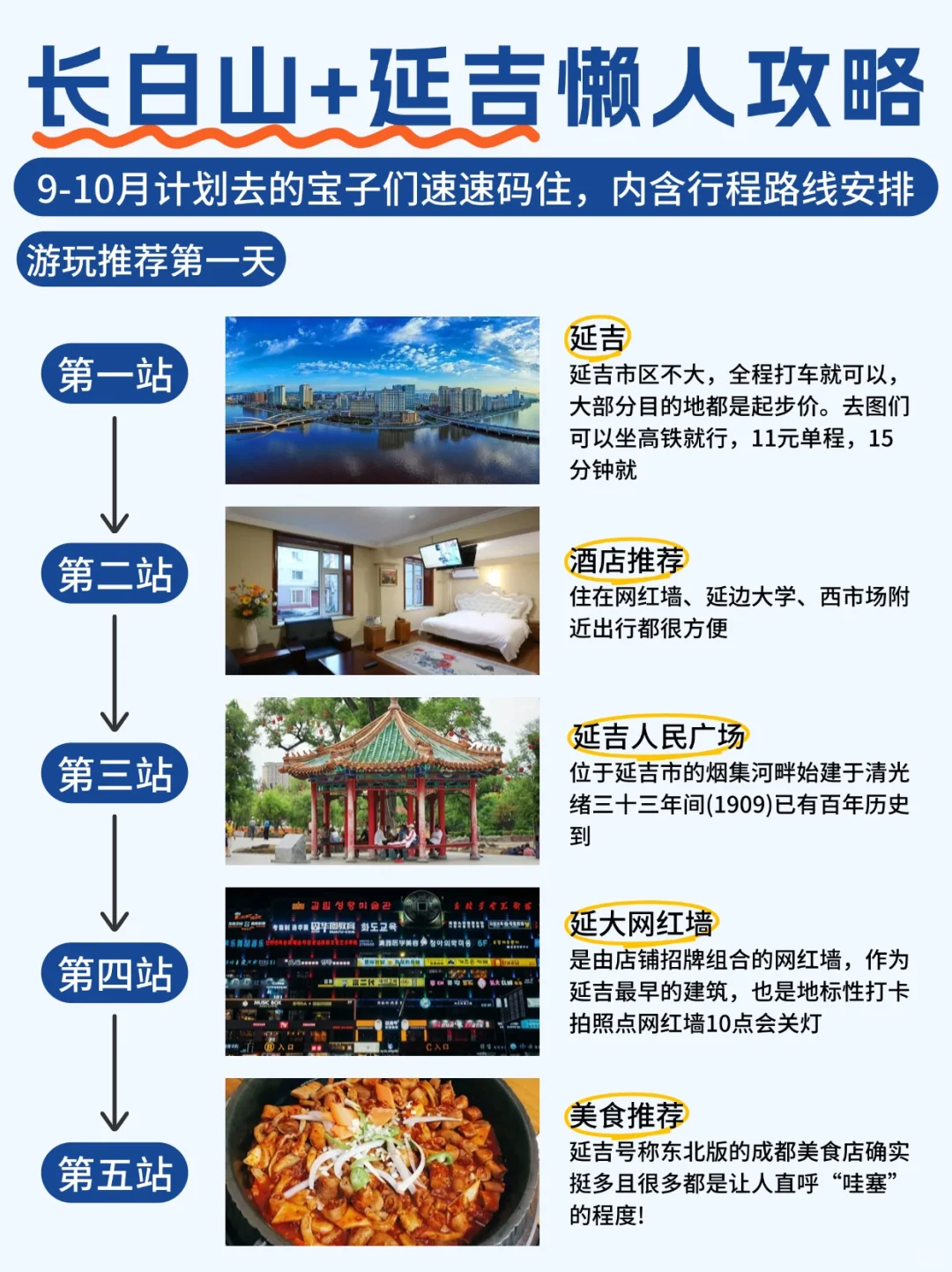 9-10月长白山+延吉旅游攻略👏手刷不踩雷✔