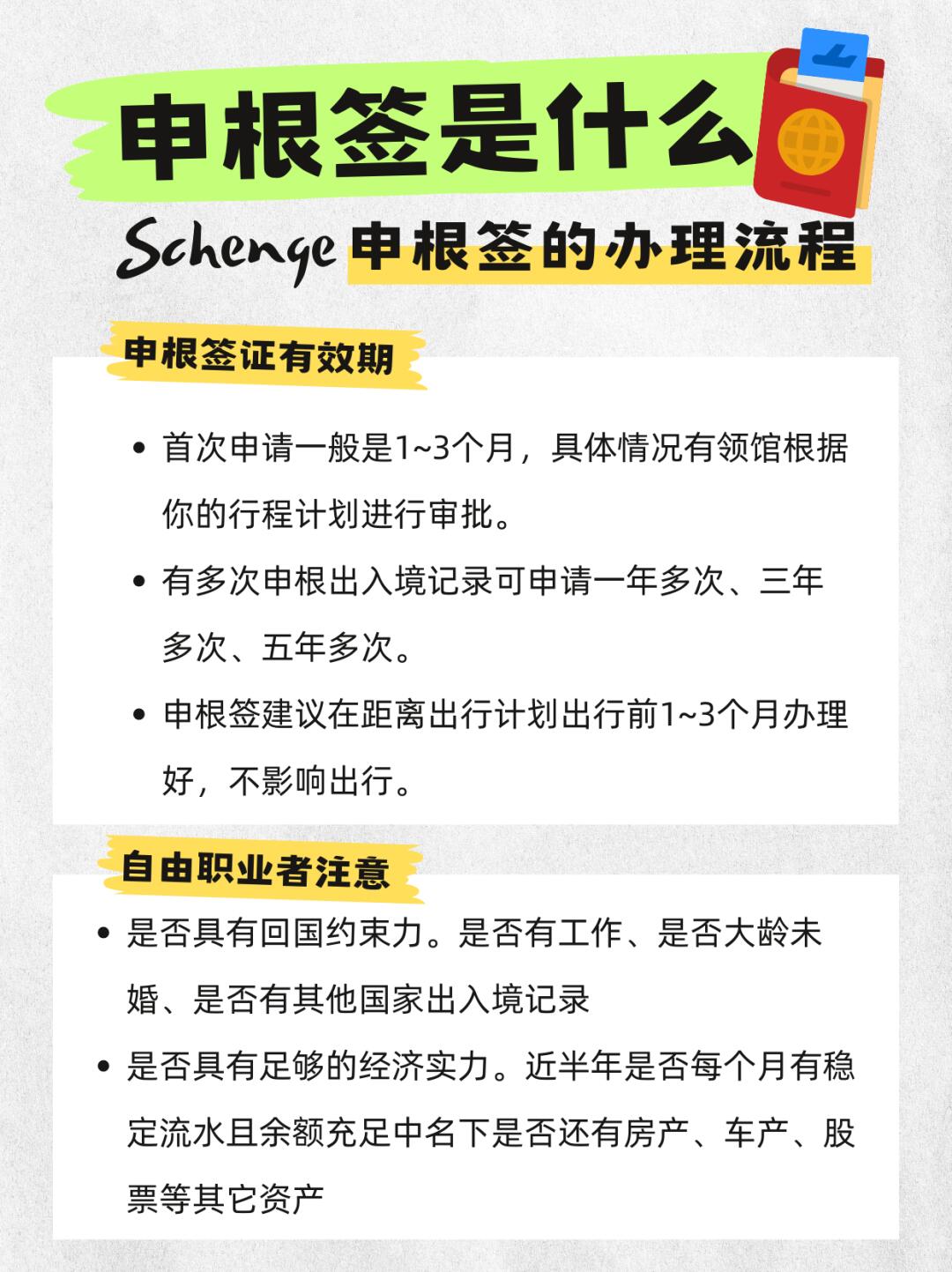 欧洲申根签保姆级攻略