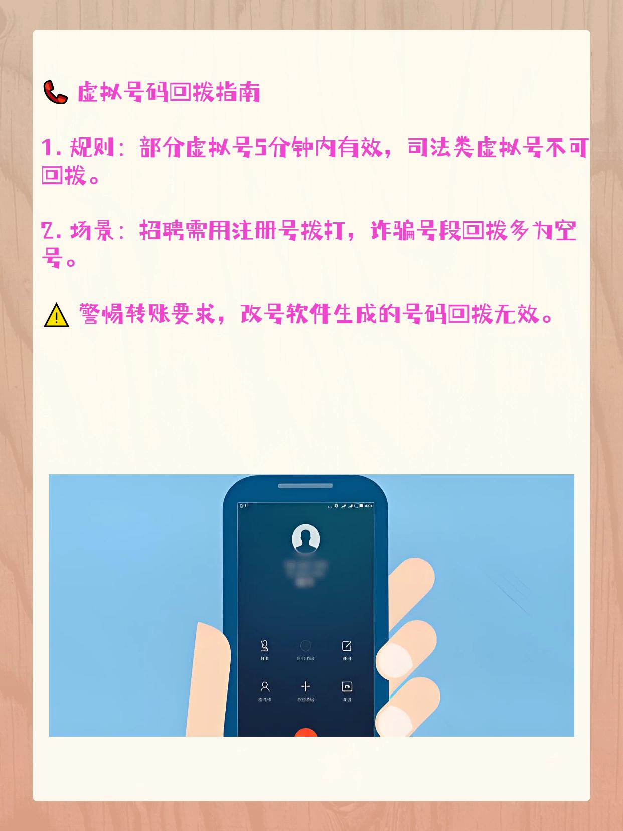 虚拟号码能回拨过去吗怎么设置