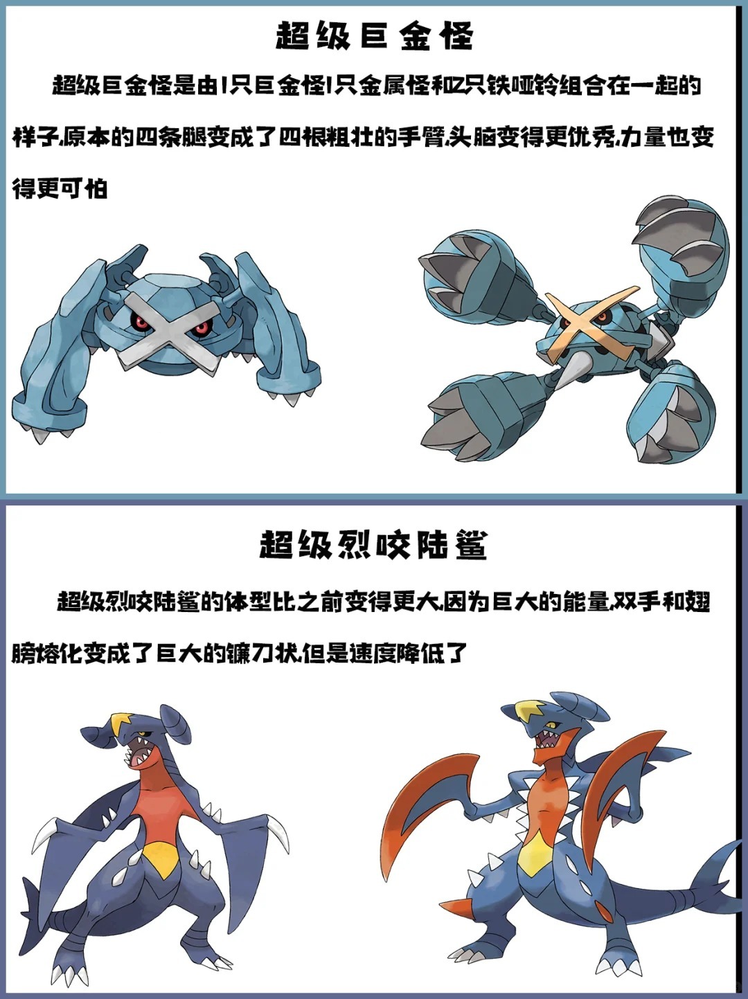 秒懂：mega烈咬陆鲨种族值