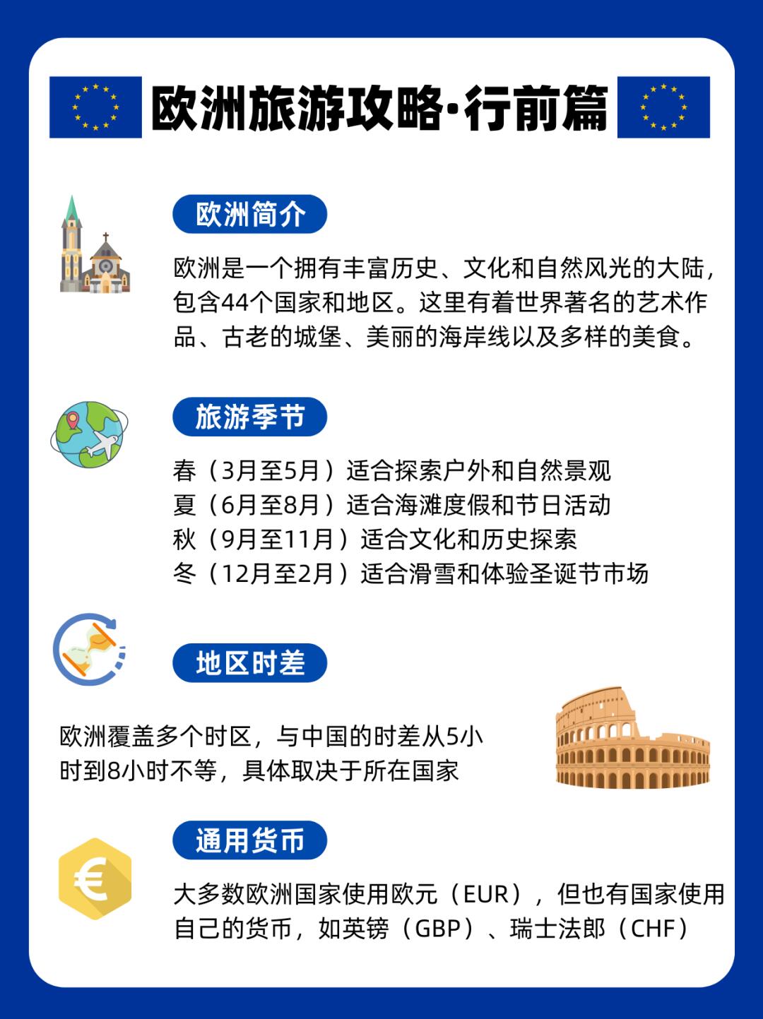 欧洲旅行首选哪国？攻略来袭！