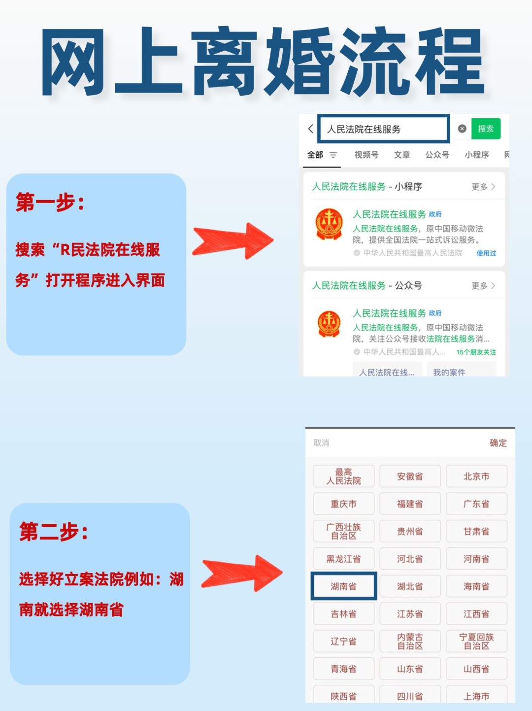 网上离婚全流程详解